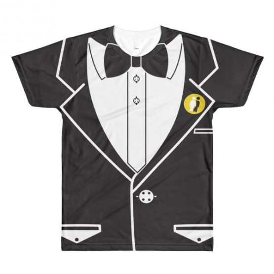 tux with t shirt